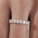 Oval Diamond Gold Ring 