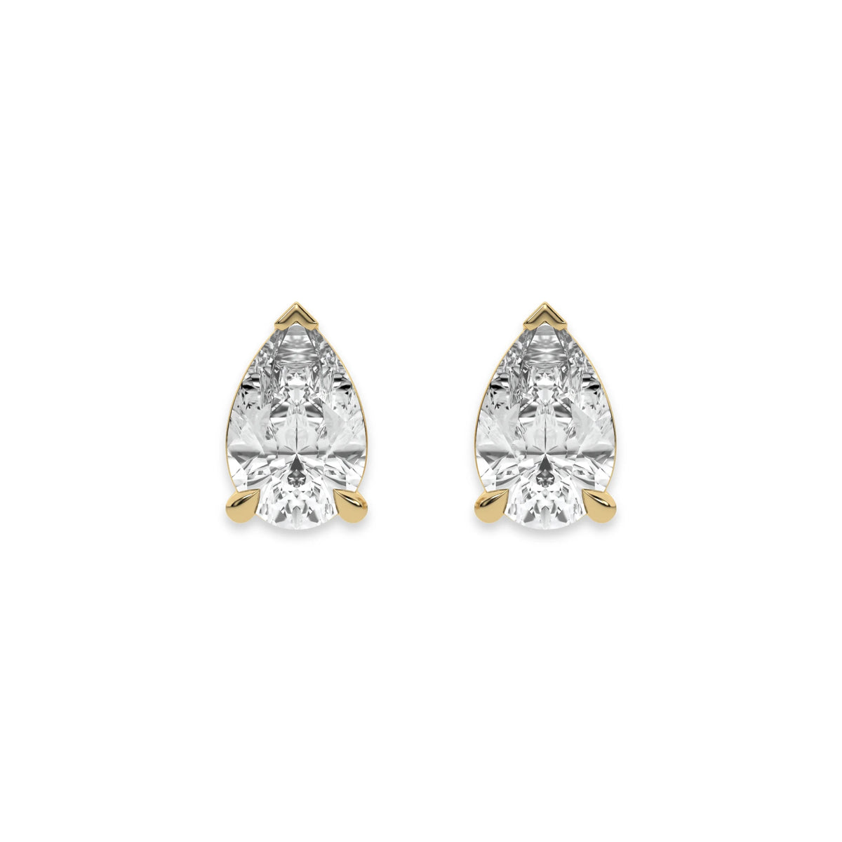 Lab Grown Diamond Pear Shaped Earrings