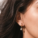 Pear Diamond Earring 