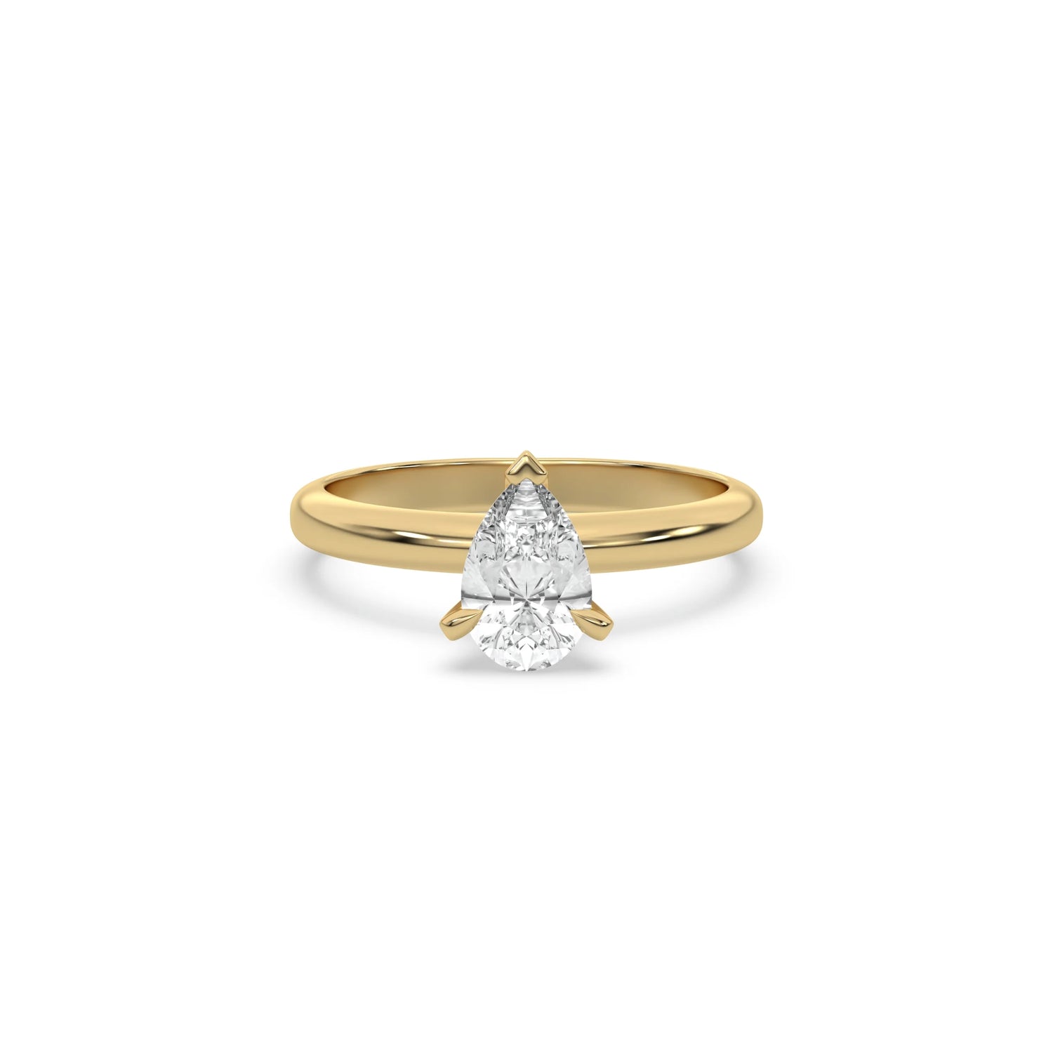 Pear Shaped Engagement Ring