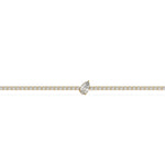 14K Yellow Gold Pear Cut Diamond
Tennis Bracelet