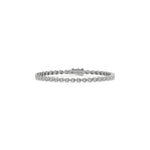 14K Gold White Pear Diamond Gold Tennis Bracelet 