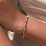 Pear Diamond Tennis Bracelet 