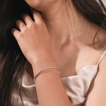 Pear Bezel Tennis Bracelet 