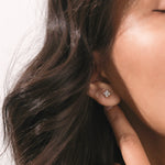 Princess Diamond Stud Earring 