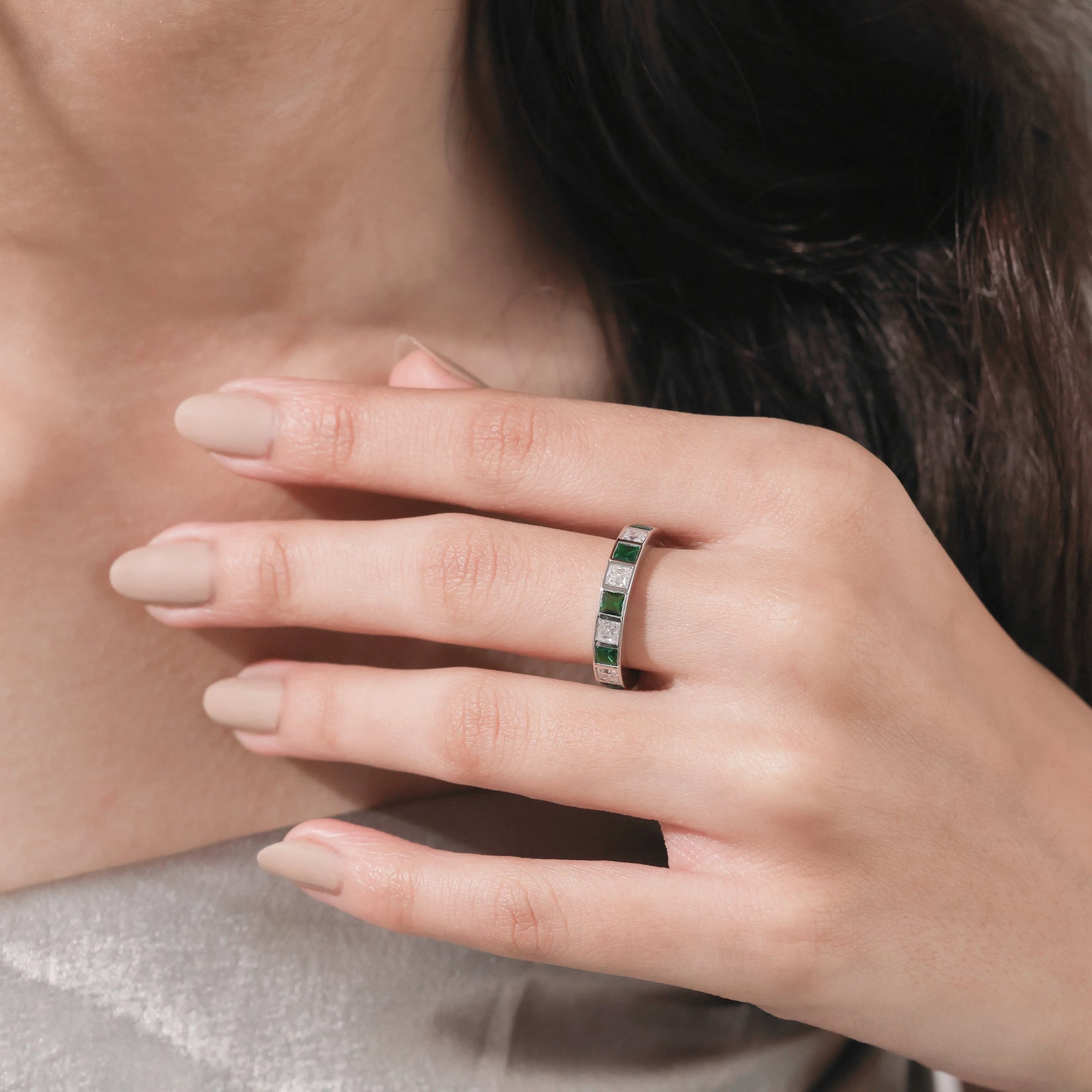 Princess Diamond Full Eternity Ring