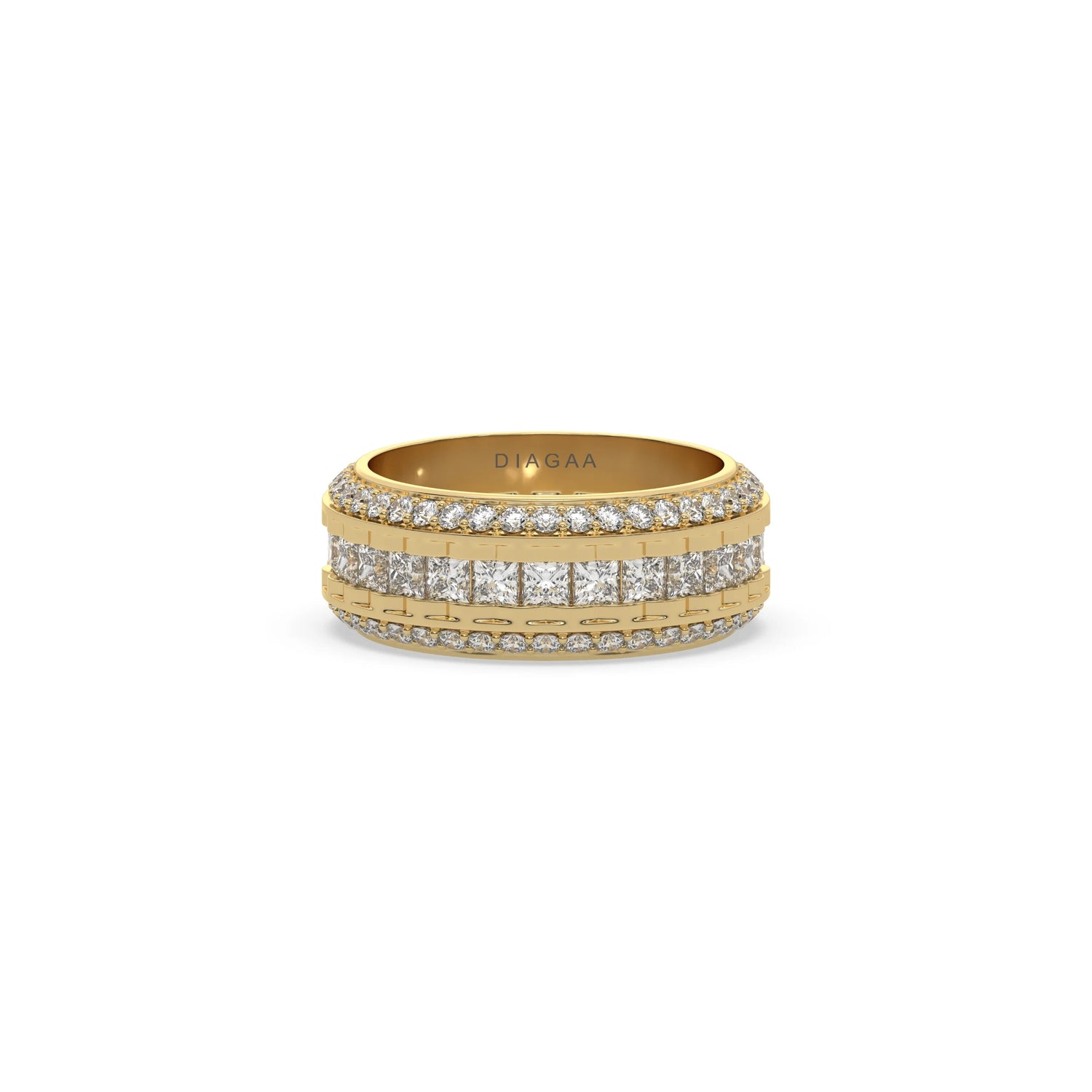 3.72 CT Lab Diamond Men's Eternity Rings