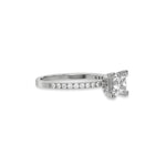 18K White Gold Princess Diamond Wedding Ring
