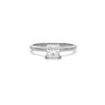 Princess Cut Diamond Ring, Square Engagement Ring, Square Diamond Ring, Solitaire Diamond Ring