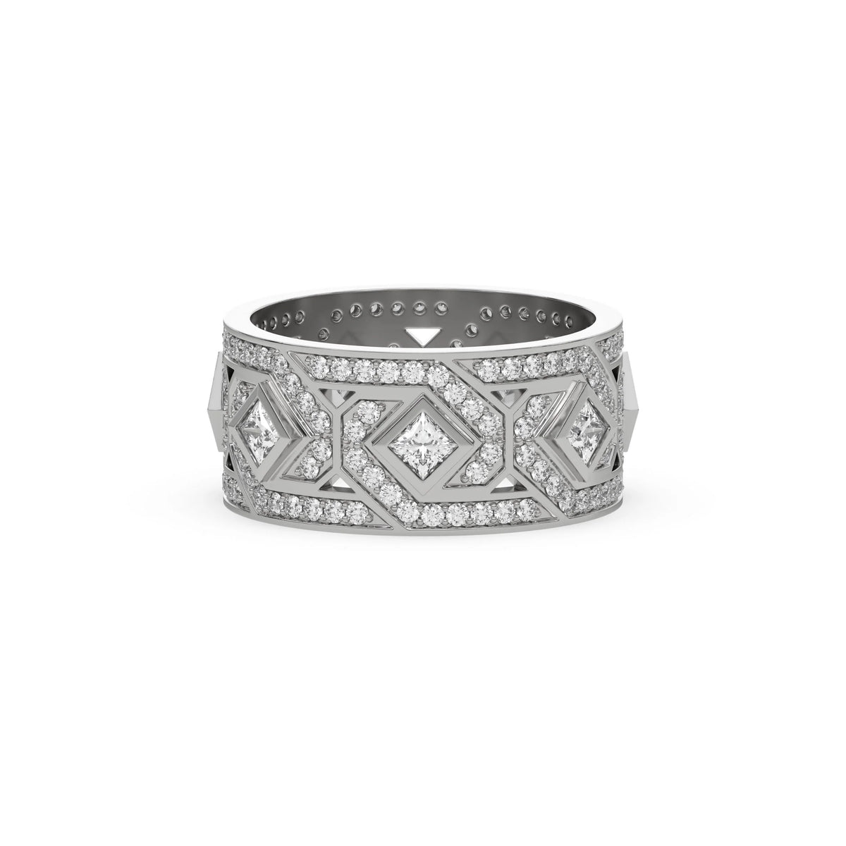 2.25 CT Natural Diamond Men's Eternity Rings