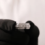 Princess and Round Eternity ring