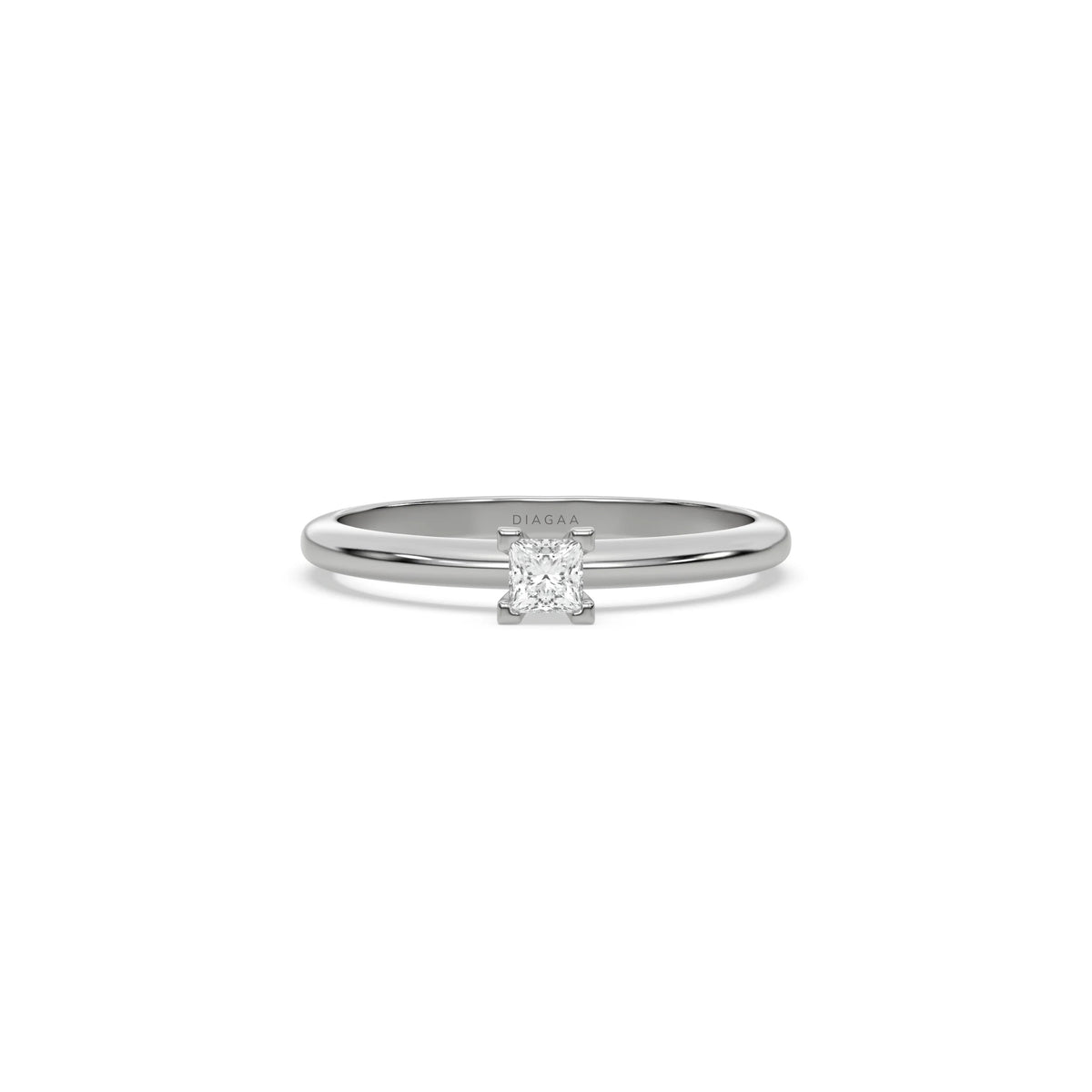 Princess Cut Solitaire Engagement Ring