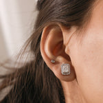 Radiant Diamond Gold Earring 