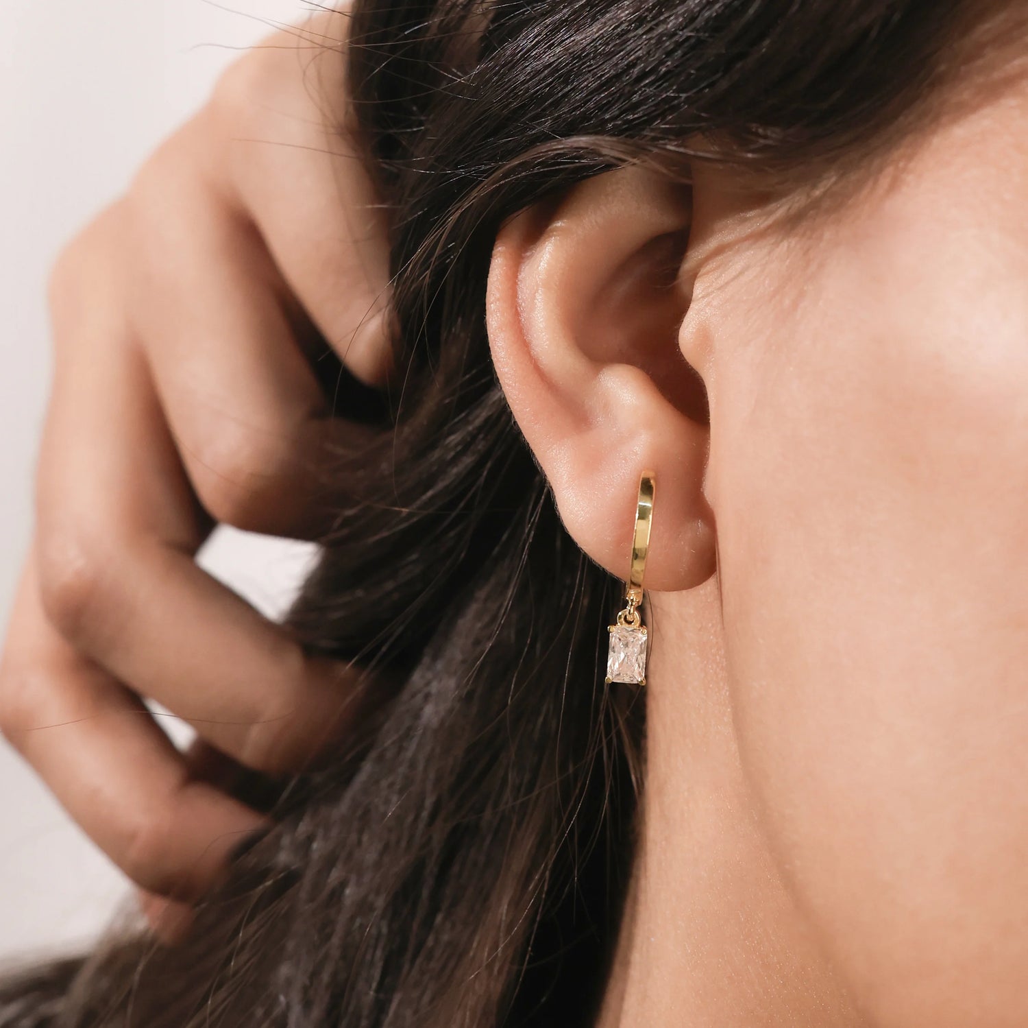 Radiant Diamond Earring  