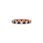 18K Rose Gold Round Diamond Eternity Ring