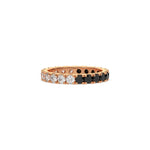 18K Rose Gold Round Diamond Eternity Ring