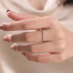 Round Cut Gemstone Full Eternity Ring 