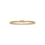 Round Diamond Gold Bracelet 