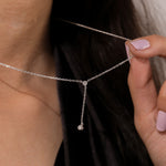 Round Diamond Chain Necklace