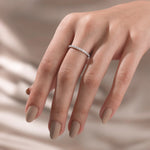 Round Diamond Wedding Ring 