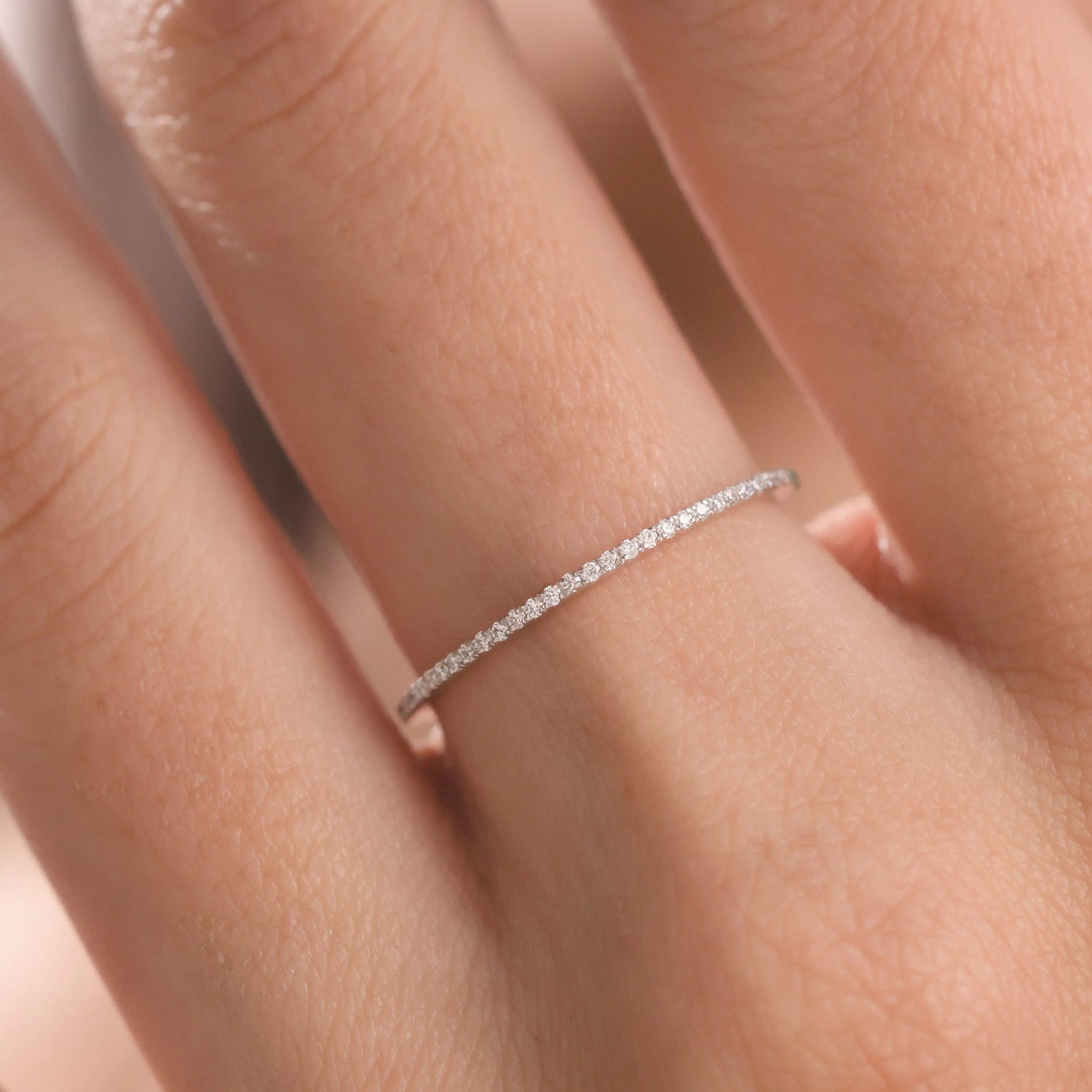 Round Diamond Full Eternity Ring 