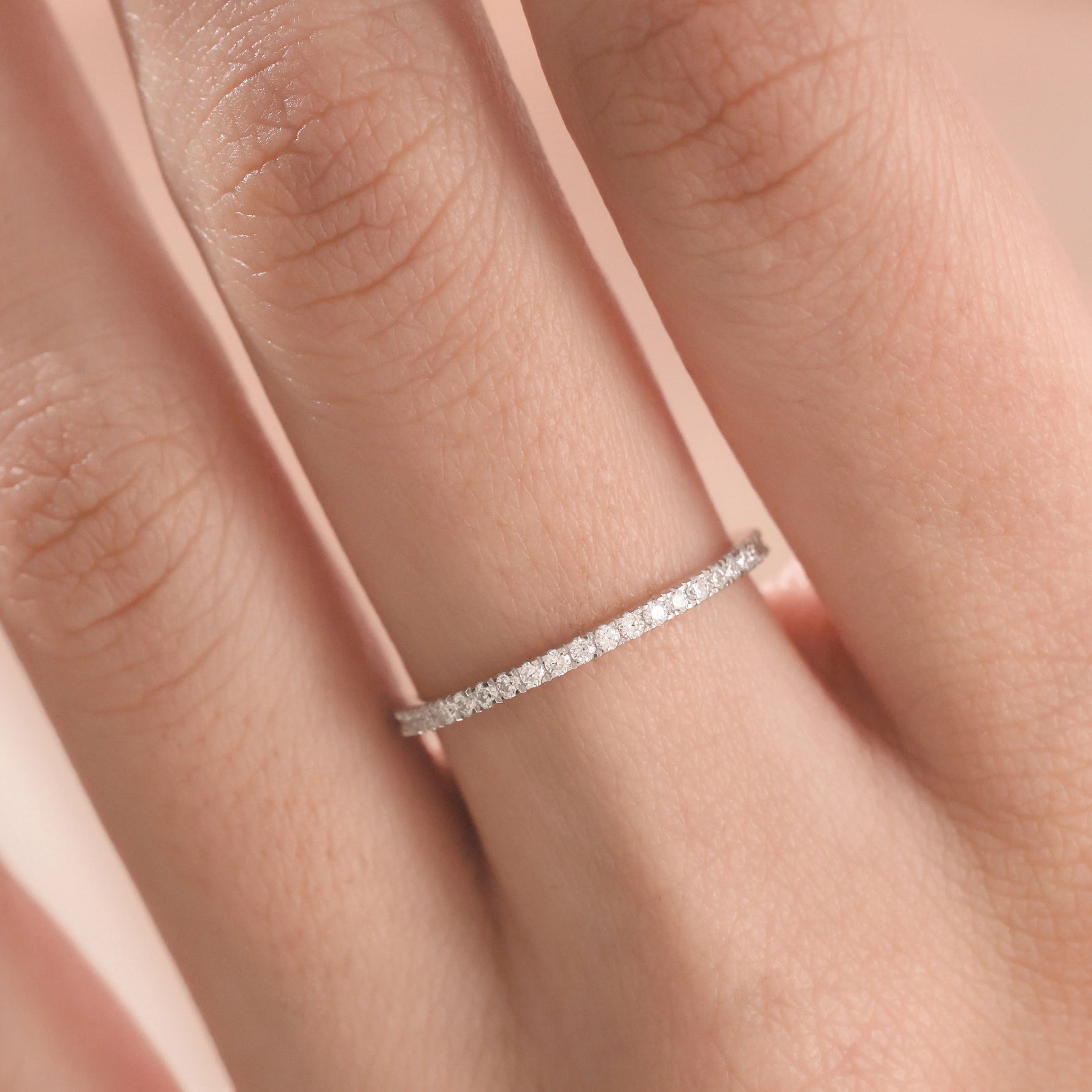 Round Diamond Full Eternity Ring 