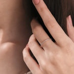 Round Diamond Gold Eternity Ring 