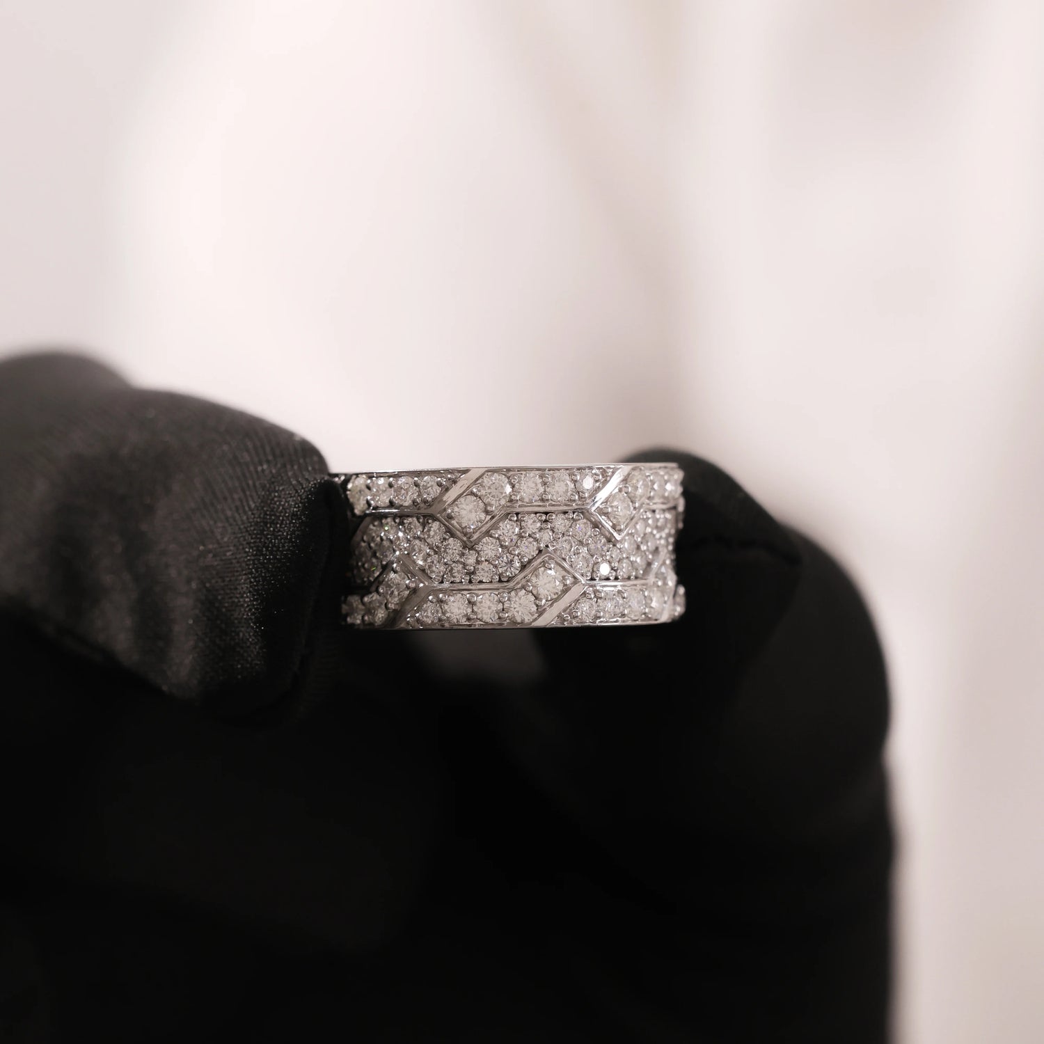 2.85 CT Lab Diamond Men's Eternity Rings