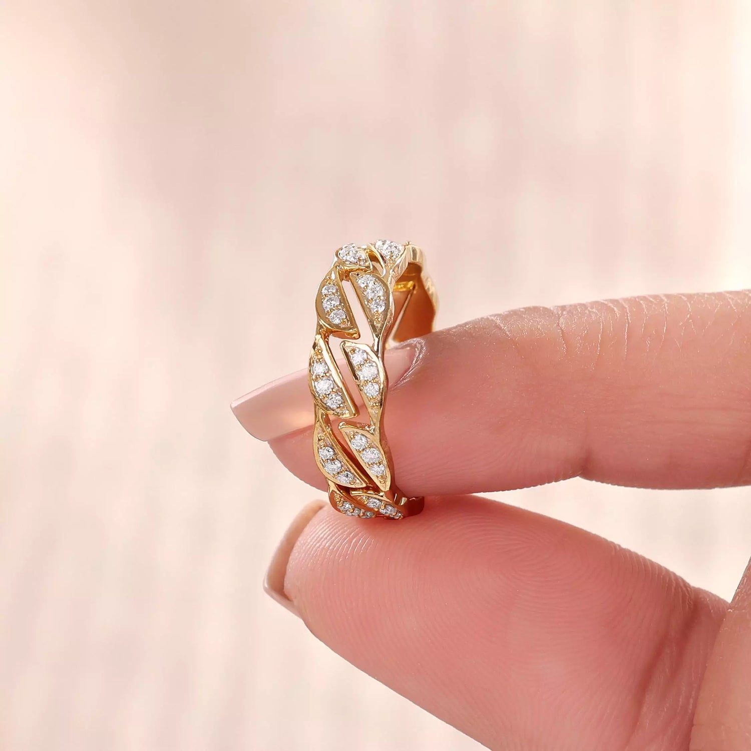 0.38 CT Round Lab Diamond Stacking Ring