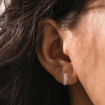Round Diamond Hops Statement Earring 