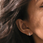 Round Diamond Pave Ste Earring 