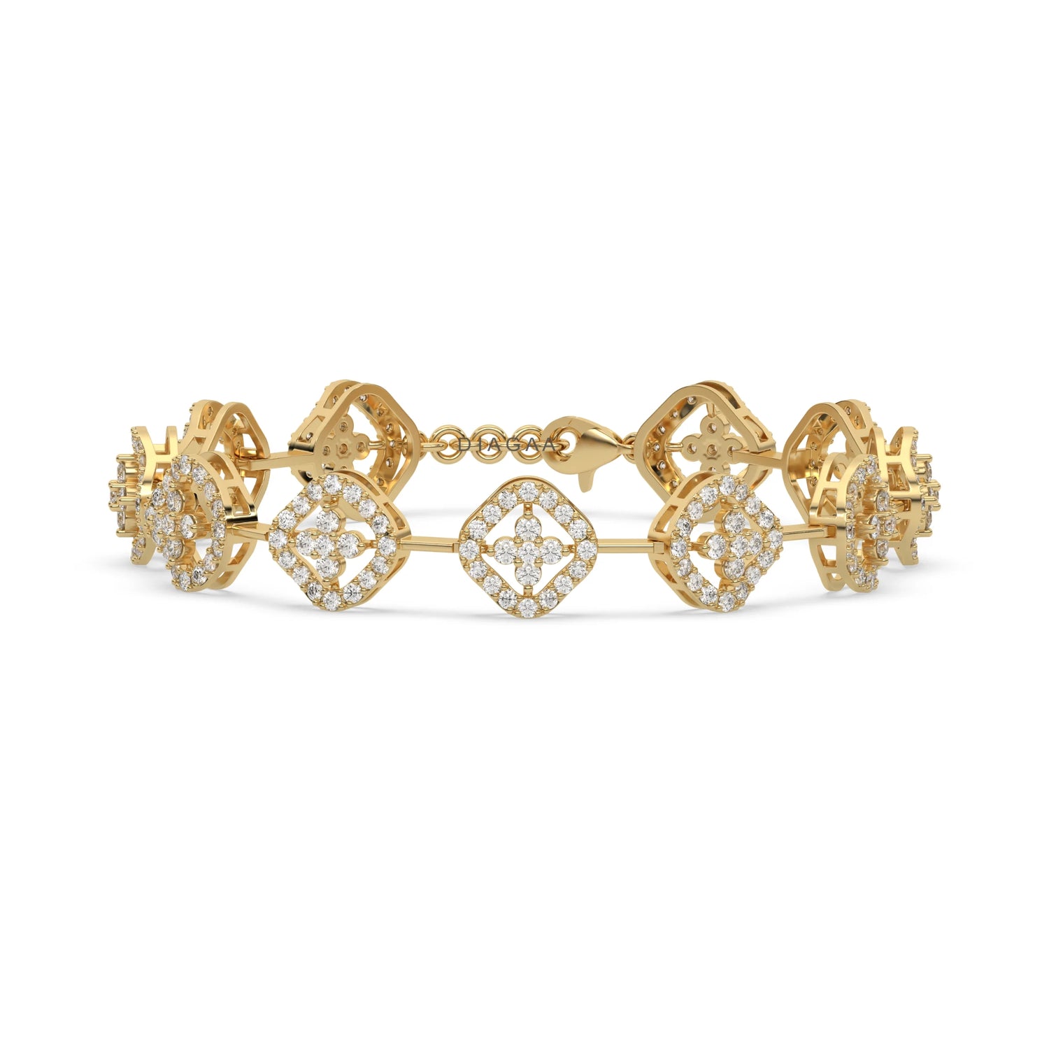 3.41 CT Lab Grown Diamond Link Bracelet