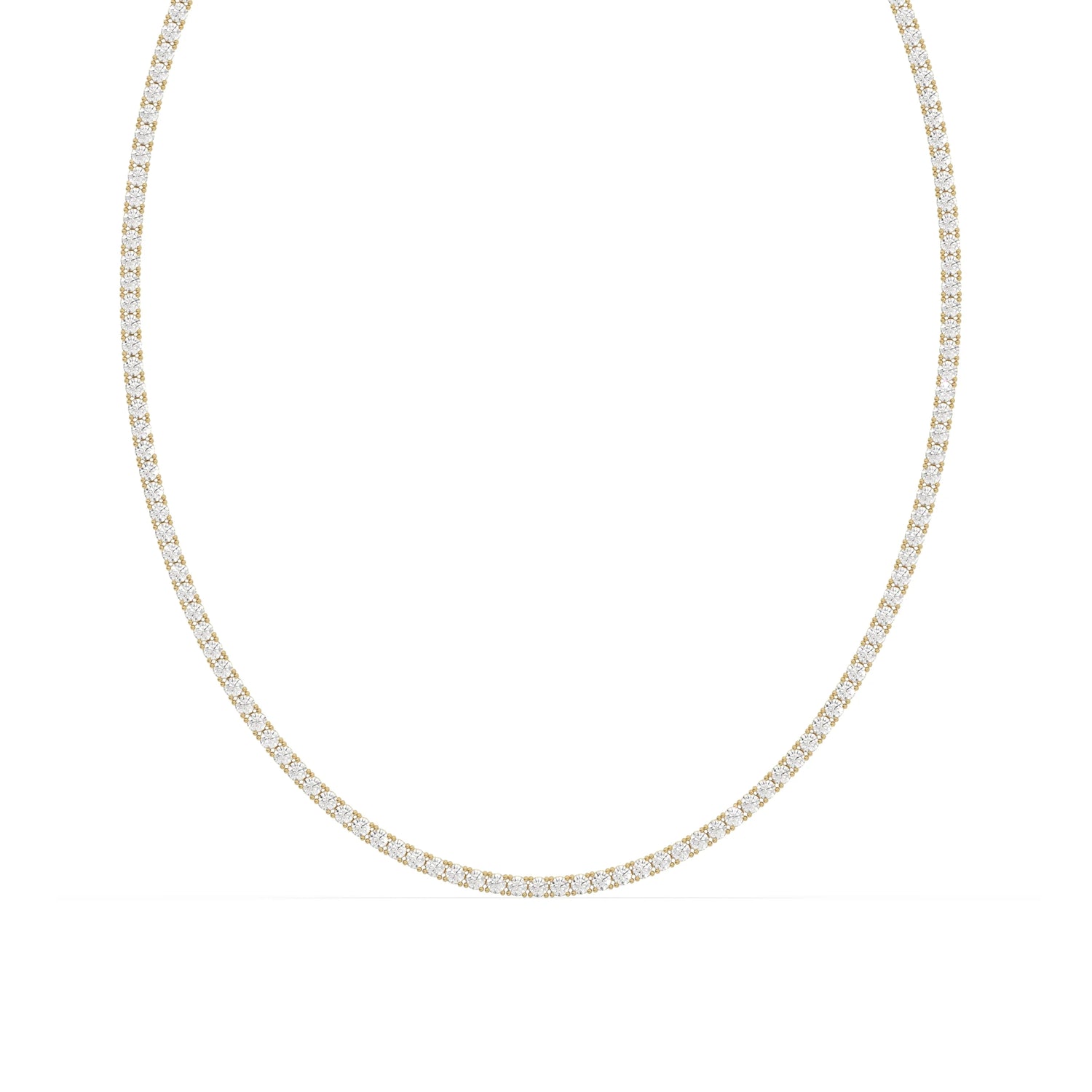 7.94 CT Classic Lab Diamond Tennis Necklace