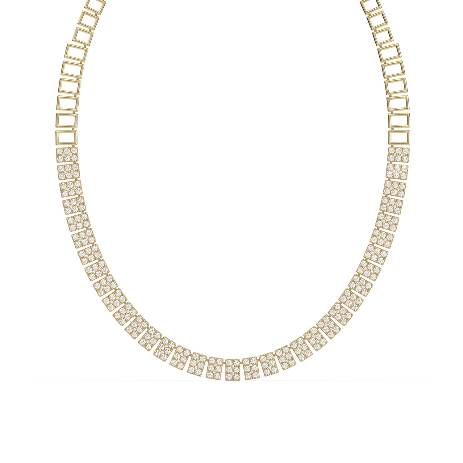 8.61 CT Lab Grown Diamond Tennis Necklace