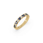 18K Yellow Gold Eternity Wedding Ring
