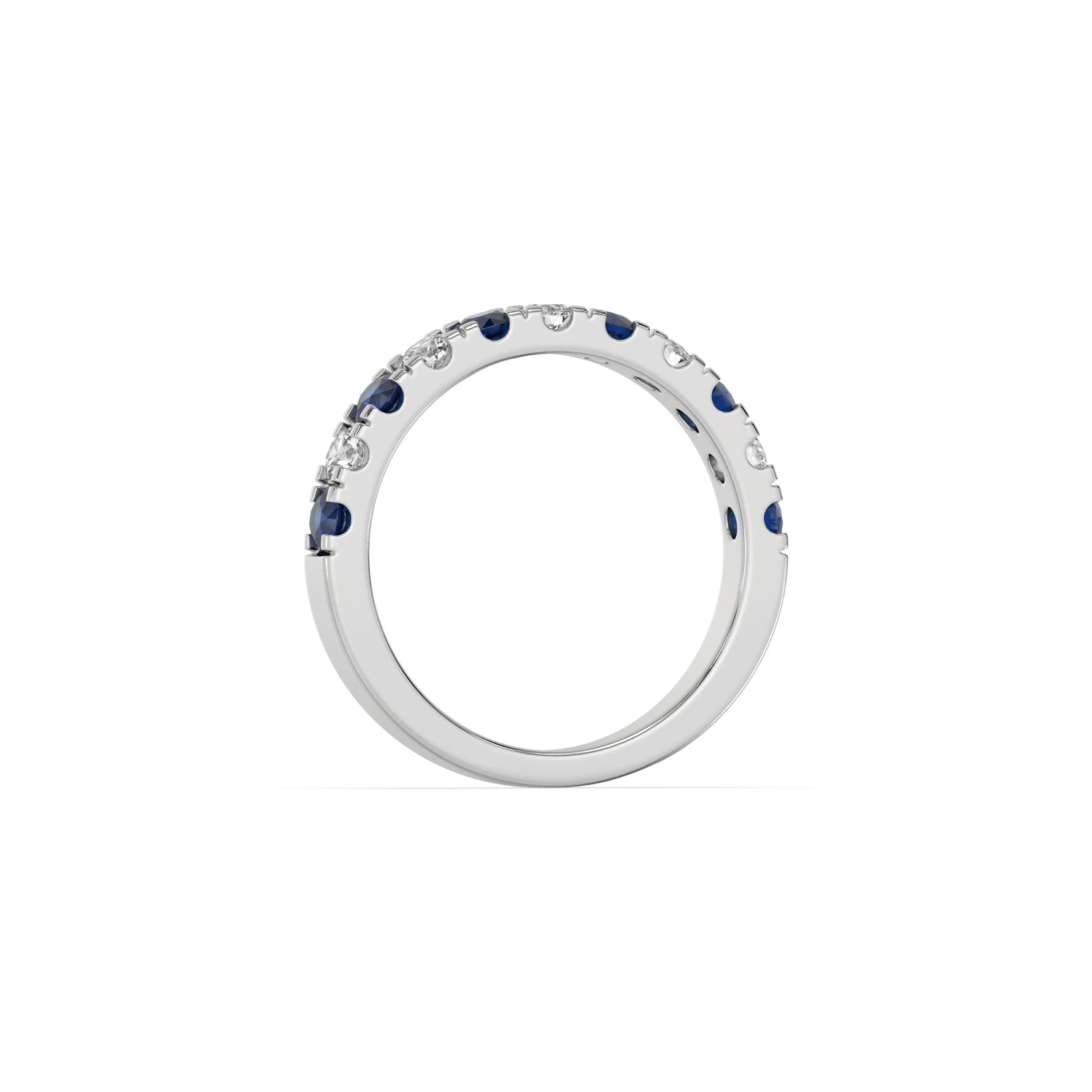 14K White Gold Eternity Ring