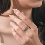 Round Gold Bezel Set Full Eternity Ring 