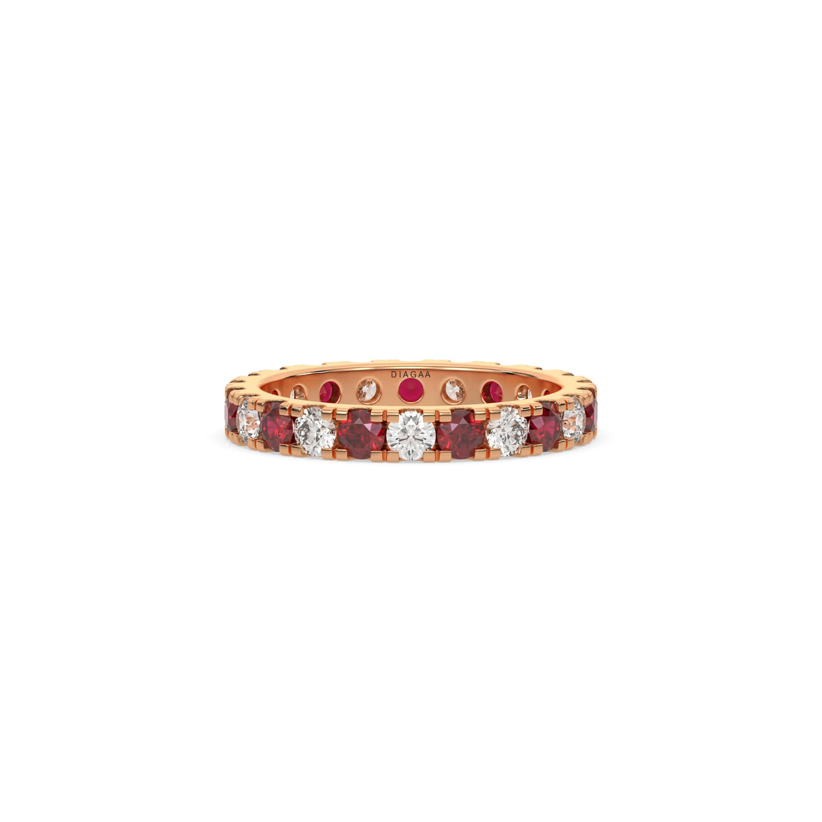 14K Rose Gold Full Eternity Ring