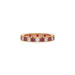 14K Rose Gold Full Eternity Ring