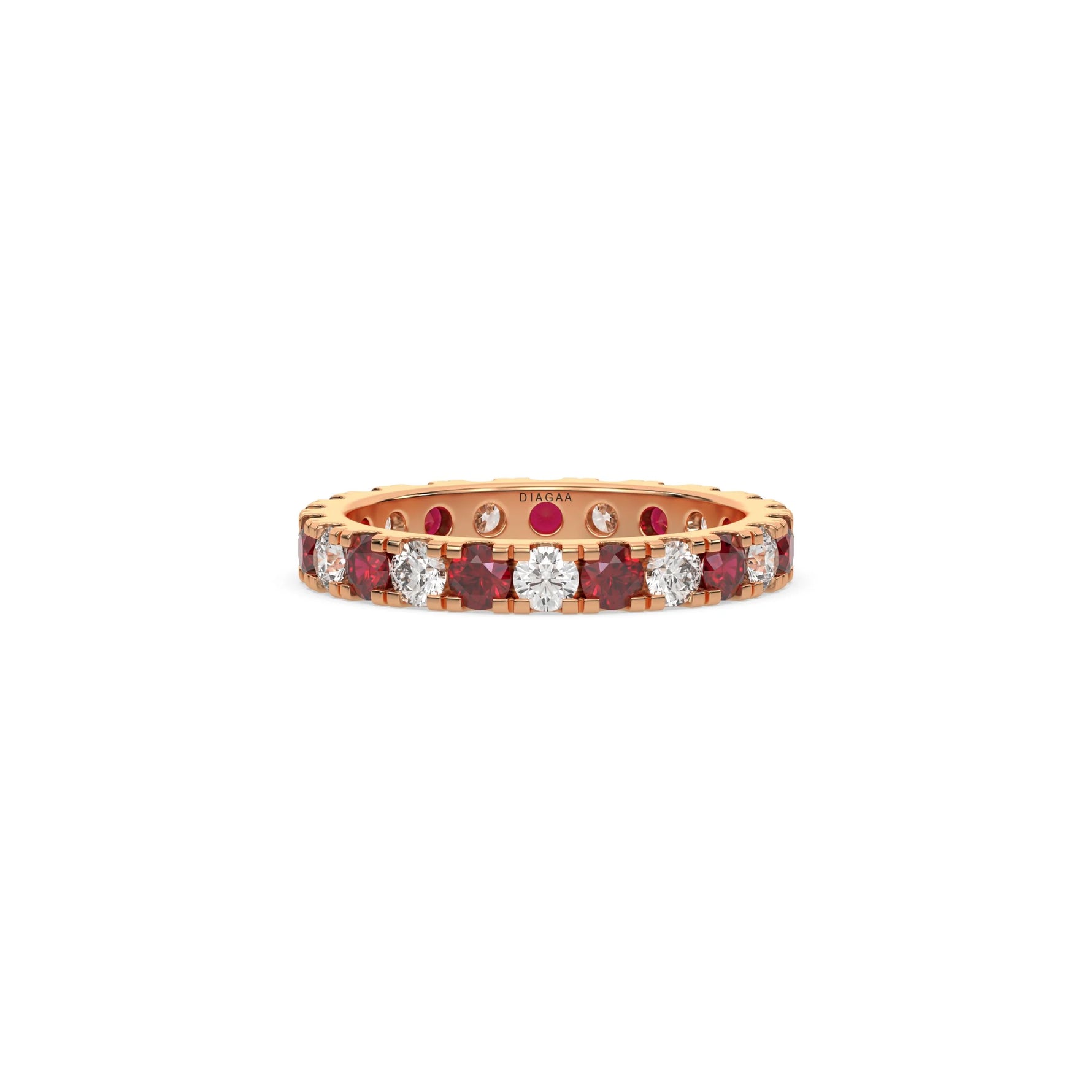 14K Rose Gold Full Eternity Ring