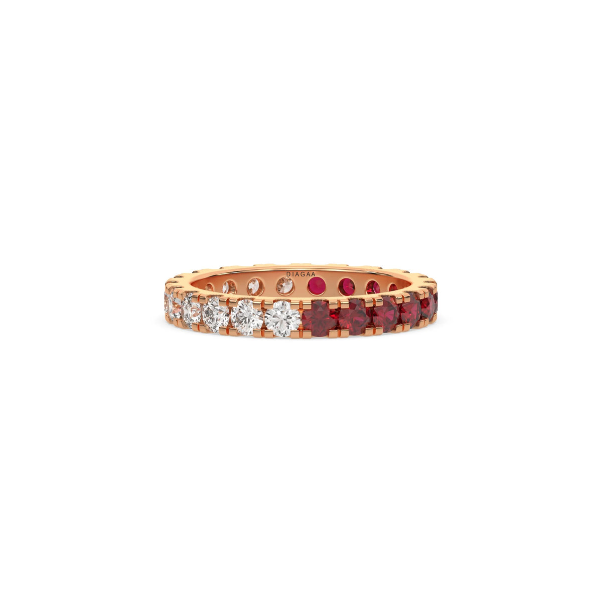 18K Rose Gold Full Eternity Ring