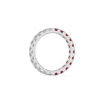 14K White Gold Eternity Ring