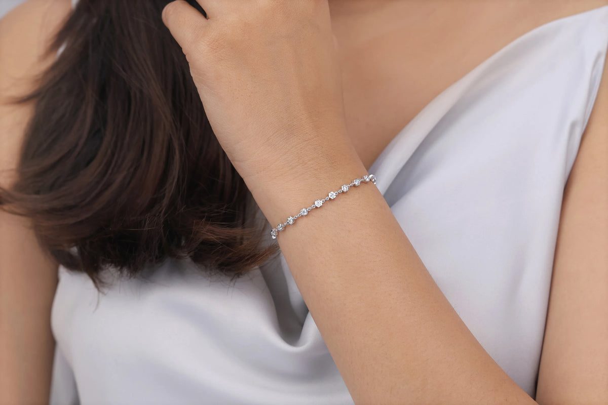 Round Diamond Tennis Bracelet