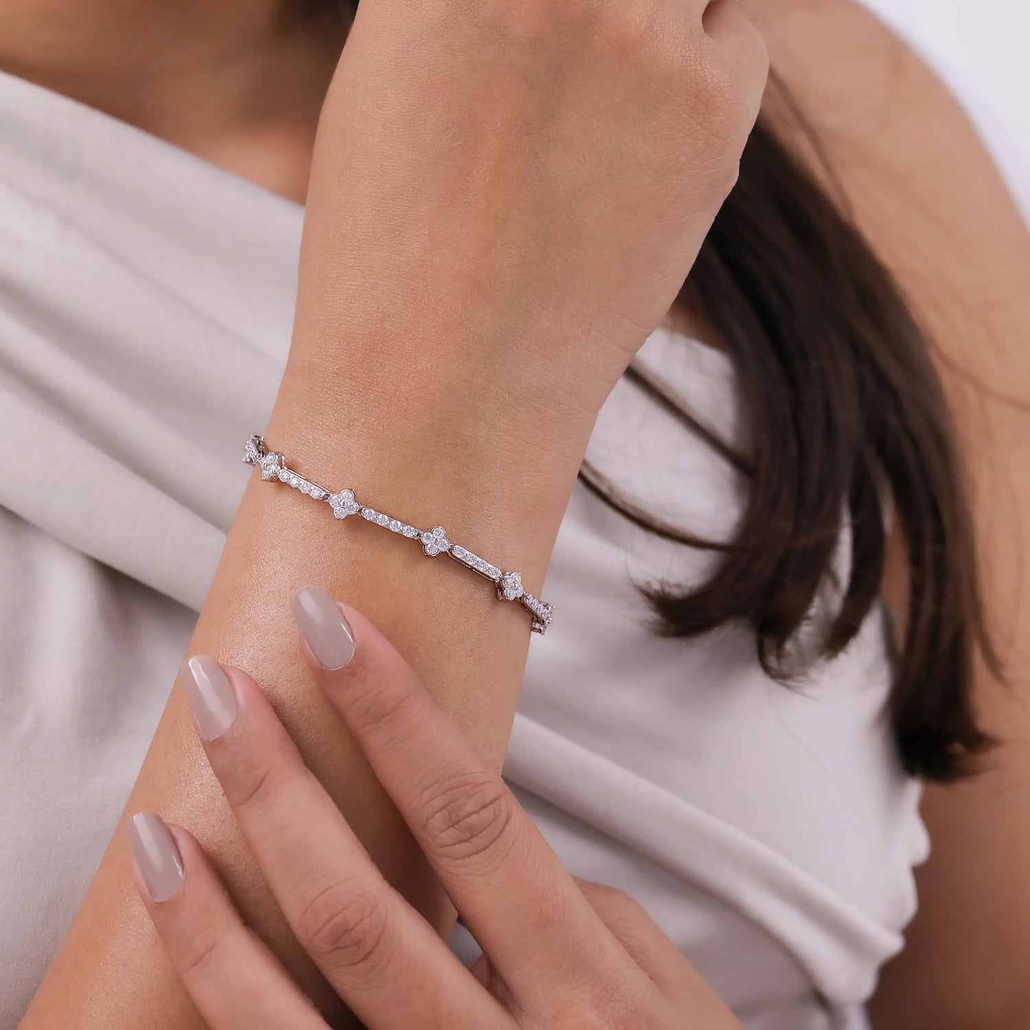 Round Diamond Bracelet