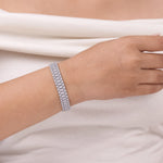 18K White Gold Womens Bracelet