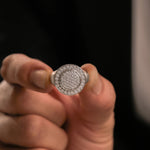 Round Diamond Mens Engagement Ring