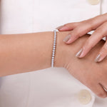 Round Diamond Tennis Bracelet