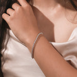 Round Diamond Bezel Tennis Bracelet