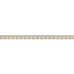 14K Yellow Gold Round Cut  Diamond Tennis Bracelet 