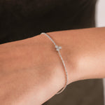 Three Stone Chain Bracelet